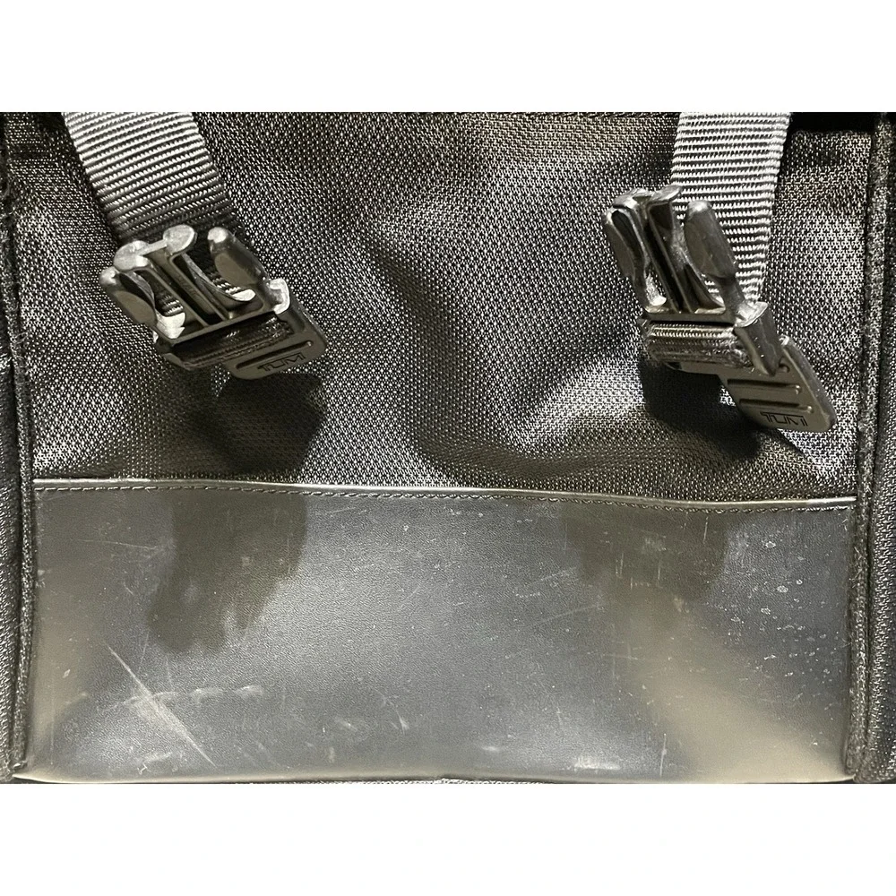 TUMI T2 Laptop Backpack. Ballistic Nylon & Leather 18